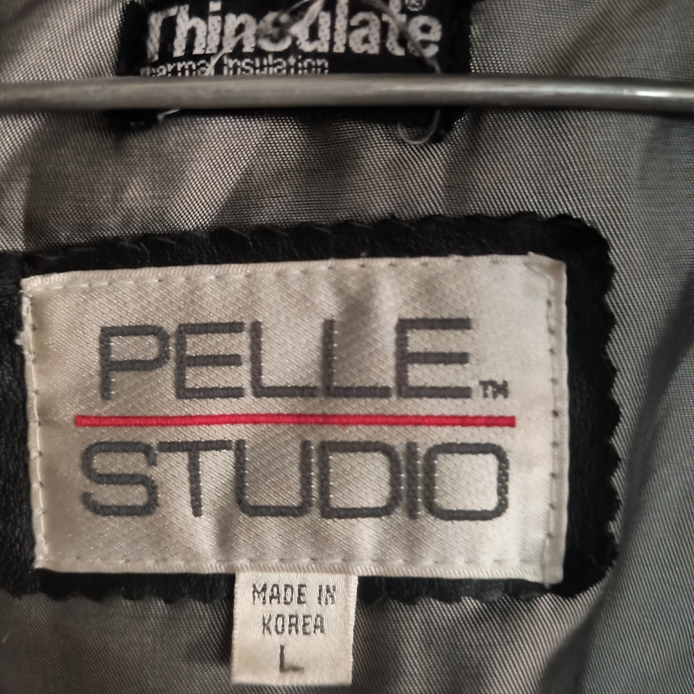 Full Length Leather Jacket, Large - image 4